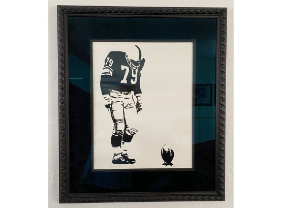 Our Sunday Worship No. 30/200 Signed By Artist Football Art Picture