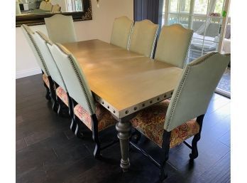 Beautiful Dining Table And 8 Chairs In Like New Condition