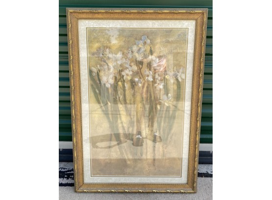 24 X 30 In. Framed Print Of Flowers In Frame