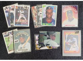 Collection Of Frank Thomas Baseball Cards