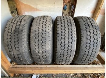 Goodyear Studded Snow Tires, P255/70R16, Set Of Four