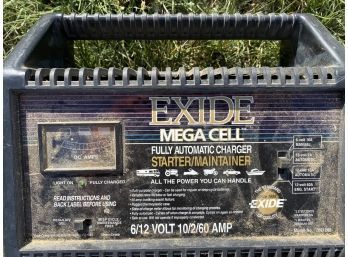 Exide Mega Cell Automatic Charger (Starter/Maintainer) 6/12 Volt 10260 Amp