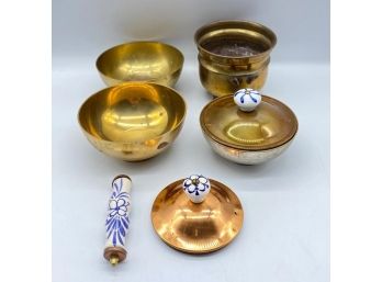 Antique Asian Bronze Style Bowls