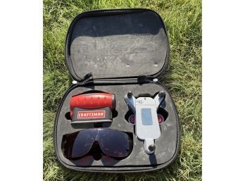 Craftsman Laser Level With Precision Leveling Base And Protective Eyewear