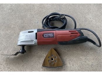 Chicago Electric Multifunctional Power Tool With Two Attachments