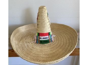 Sombrero From Mexico With 27 Inch Wide Brim