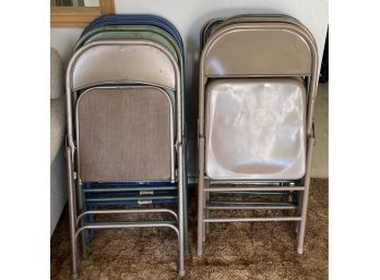 (12) Folding Chairs