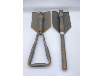 Set Of Tri-Fold Shovels