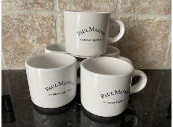 Paul Masson -Cream Liqueur- Miniature Mugs. Set Of 5