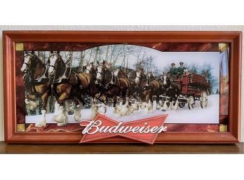 22 X 11 In. Limited Edition Budweiser Clydesdale Light Up Beer Sign, 2010