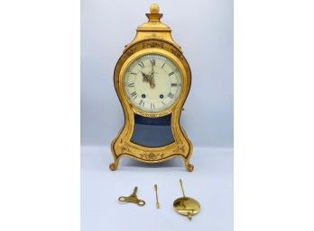 Antique John W. Bennett Bracket Clock H: 16 L: 8 D: 4