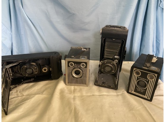 Four Antique Cameras - Various Models