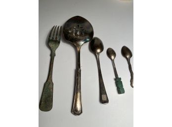 5 Various Pieces Of Sterling Silverware