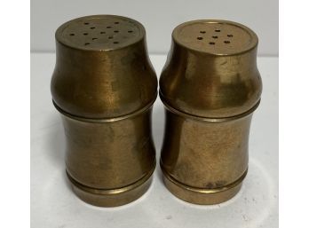 Brass Salt And Pepper Shakers