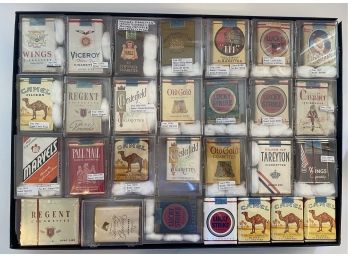 Rare 1930s - 1950s Unopened Cigarette Packs (28) With Tax Stamps