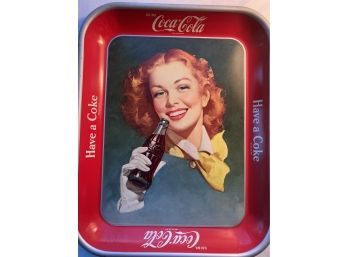1948, Coca-Cola, 'Red Haired Girl' Serving Tray (Scarce / Vintage)