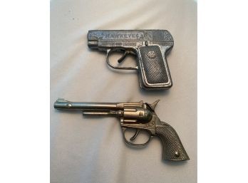 Vintage Cap Guns - Made In USA, Hawkeye, PET