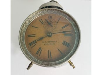 W.F Newhall Alarm Clock - Clock And Alarm In Working Order
