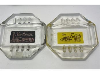 Collectible Sands Hotel & New Frontier Hotel Las Vegas Safex Ashtrays