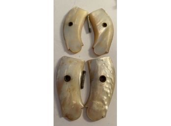Antique Mother Of Pearl Pistol Grips