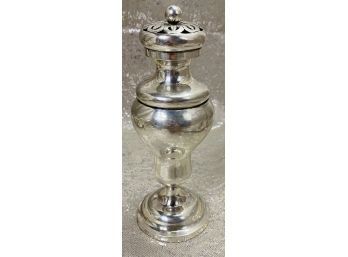 Antique Silver Footed Spice Container