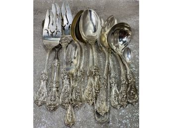 Reed And Barton Sterling Silver Serving Flatware, Weighed At 2 Pounds 6.1 Oz