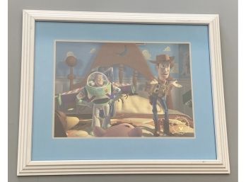 Framed Exclusive Commemorative Lithograph Of Disneys Toy Story (15.5x12.5)