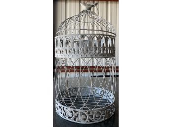 Beautiful Bird Cage With Hinge Top (17.5x10)