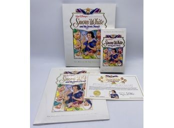 Disney Snow White Collection: Unopened VHS Movie And Lithograph Collection, Plus Hardcover Book