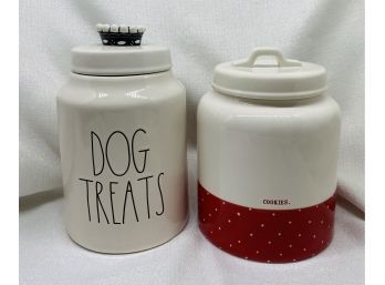 Rae Dunn Dog Treat Jar And Cookie Jar!