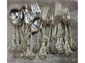 Beautiful Sterling Silver Flatware, Weighed At 1 Pound 14.6 Oz