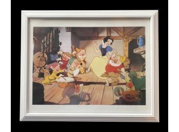 Framed Exclusive Commemorative Lithograph Of Disneys Snow White (15.75x12.75)