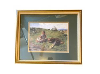 23 X 18 In. Spring 1864 Oil On Canvas, Frame With Glass