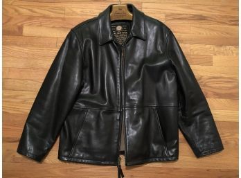 Andrew Marc Leather Jacket Mens Size Large