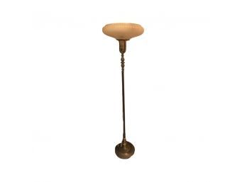 Vintage Tall Gold Floor Lamp