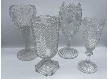 Beautiful Array Of Glass Vases-ranging In Various Styles