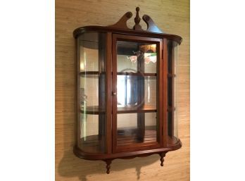 Wooden Wall Display Case (19 1/2 X 6 X 20)