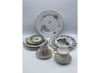 Array Of China Plates And Tea Cups! Nippon, Germany, And More!