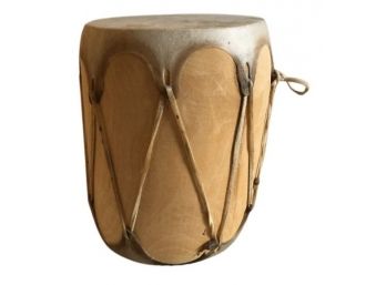 Small Rawhide Wooden Drum