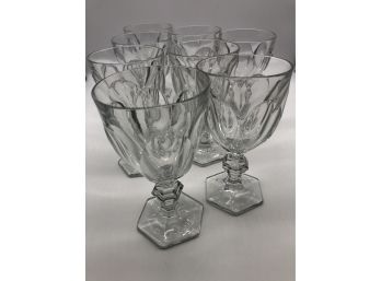 Eight Piece Glass Steam-wear Set