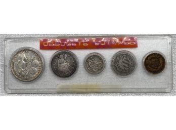 Coin Collection, Includes Columbian Half Dollar From 1893 And Other American Coins