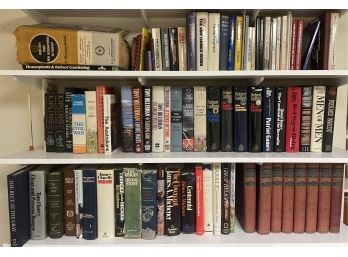 Huge Collection Of Books! Tom Clancy, Robert Ludlum, Comptons Pictured Enc, And More