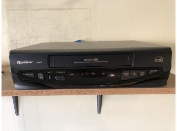 Quasar VHS Player And 3 Remotes (Not Tested)