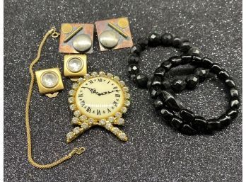 Bracelets, Earrings, And Brooch! Various Jewelry Collection