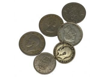 (6) British Coins / Schillings: 1920 & On