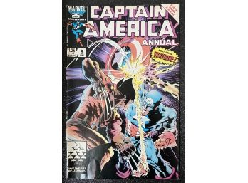 Marvel Comic: Captain America Annual Issue No. 8, Year 1986