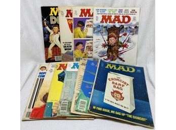 Collection Of (11) MAD Comics / Magazines From 1973-80 Including DISCO Issue And More