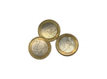 1 Euro Coins (3 Count)