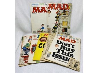 (7) Vintage MAD Comic Books / Magazines, 1969-80