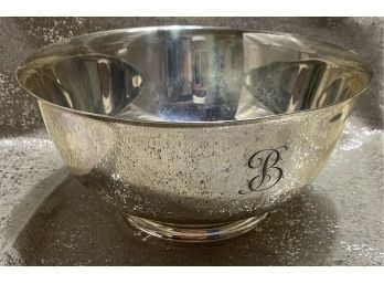 Monogrammed Tiffany And Co. Sterling Silver Bowl, Weighed At 1 Pound 0.8 Oz